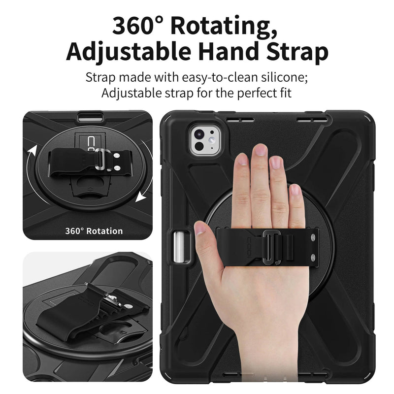 CODi Rugged Case for iPad Pro M4 (Black)