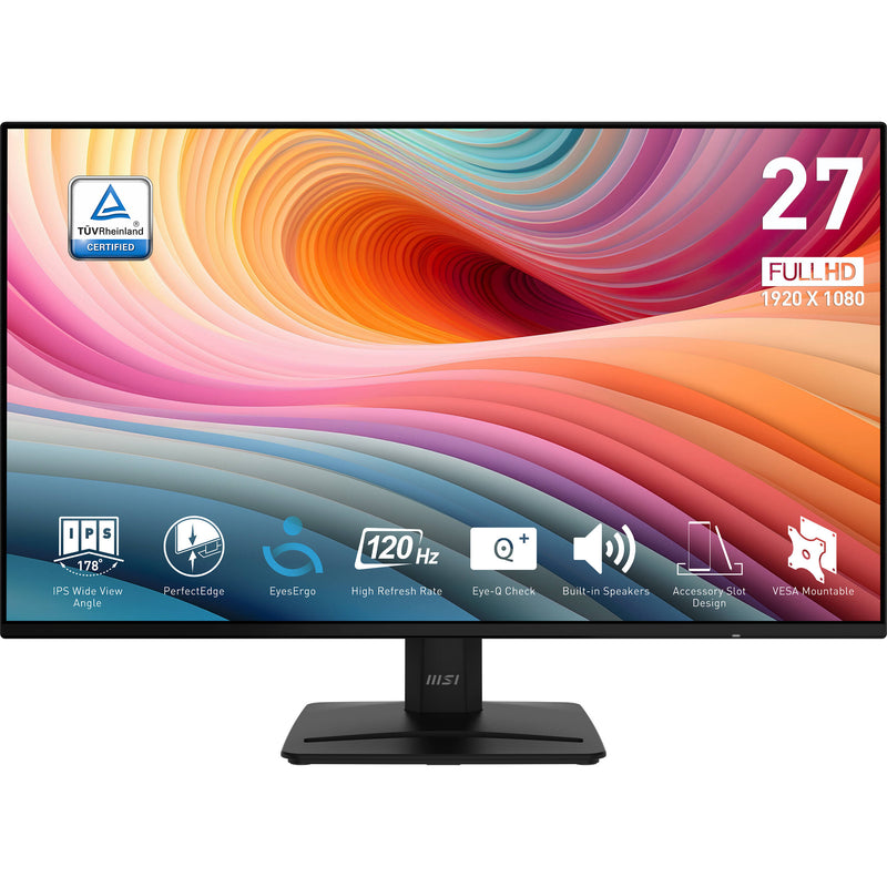 MSI PRO MP271A E2 27" Full HD HDR 120 Hz Monitor