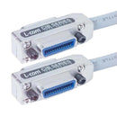 L-COM CIB24-8M Computer Cable, IEEE-488 / GPIB Plug, 24 Way + IEEE-488 / GPIB Receptacle, 24 Way