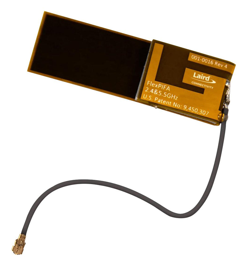 LAIRD CONNECTIVITY 001-0016 RF Antenna, 4.9 to 5.9GHz, WiFi 6E / Bluetooth, 3dBi, Linear, Adhesive / UFL Connector