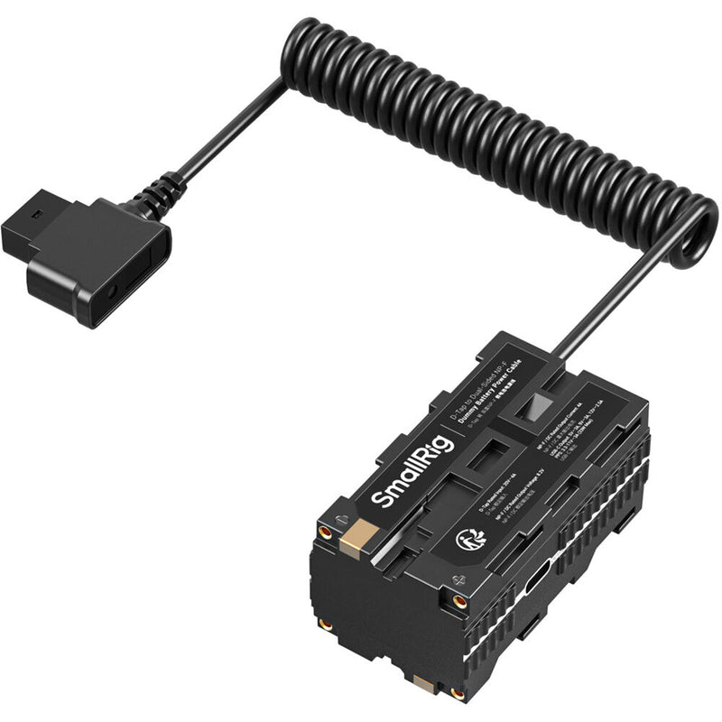 SmallRig D-Tap to Dual-Sided NP-F Dummy Battery Power Adapter