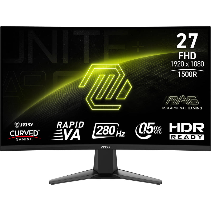 MSI MAG 276CXF 27" Full HD HDR 280 Hz Curved Gaming Monitor