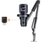 Comica Audio EJoy Uni Pro A RGB Cardioid Condenser Wireless/USB-C Microphone with Boom Arm (Black)