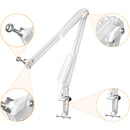Comica Audio EJoy Uni Pro A RGB Cardioid Condenser Wireless/USB-C Microphone with Boom Arm (White)