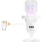 Comica Audio EJoy Uni Pro D RGB Cardioid Condenser Wireless/USB-C Microphone with Desktop Stand (White)