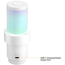 Comica Audio EJoy Uni Pro D RGB Cardioid Condenser Wireless/USB-C Microphone with Desktop Stand (White)