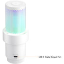 Comica Audio EJoy Uni A RGB Cardioid Condenser USB-C Microphone with Boom Arm (White)