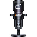 Comica Audio EJoy Uni D RGB Cardioid Condenser USB-C Microphone with Desktop Stand (Black)