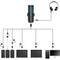 Comica Audio EJoy Uni D RGB Cardioid Condenser USB-C Microphone with Desktop Stand (Black)