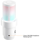 Comica Audio EJoy Uni D RGB Cardioid Condenser USB-C Microphone with Desktop Stand (White)
