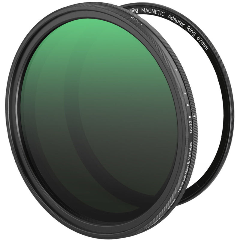 SmallRig Magnetic ND2 to ND32 VND Filter with 1/4 Black Mist Filter (67mm)