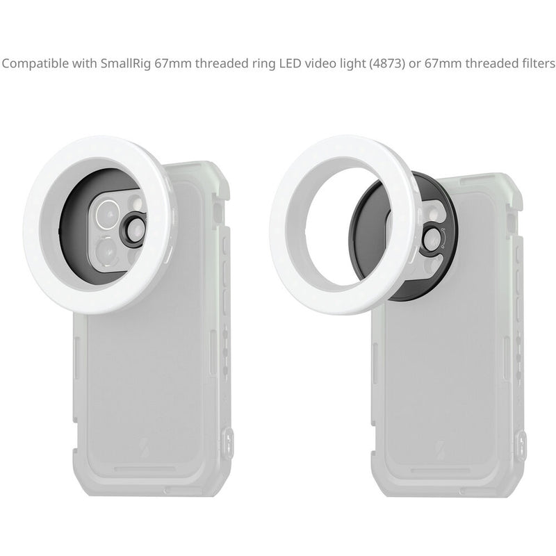 SmallRig 67mm Threaded Filter T-Mount Adapter
