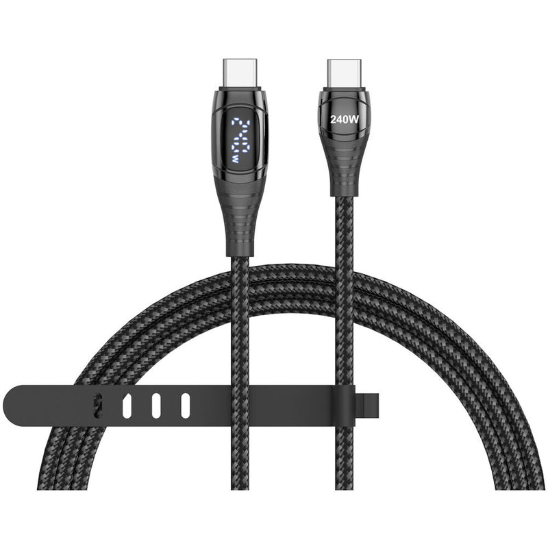 SmallRig 240W USB-C Power Cable with LED Display (3.3')