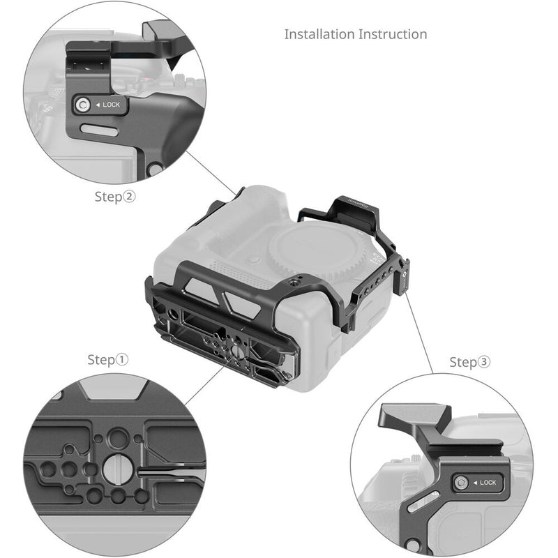 SmallRig Cage for Canon EOS R5 Mark II with CF-R20EP Battery Grip