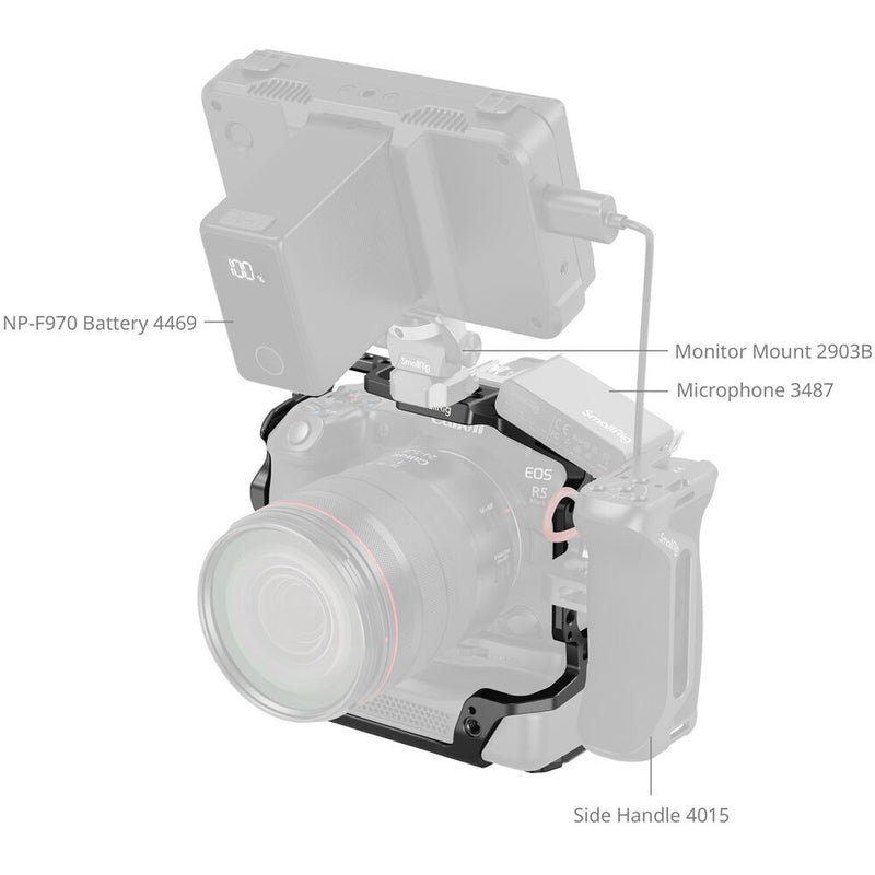 SmallRig Cage for Canon EOS R5 Mark II with CF-R20EP Battery Grip