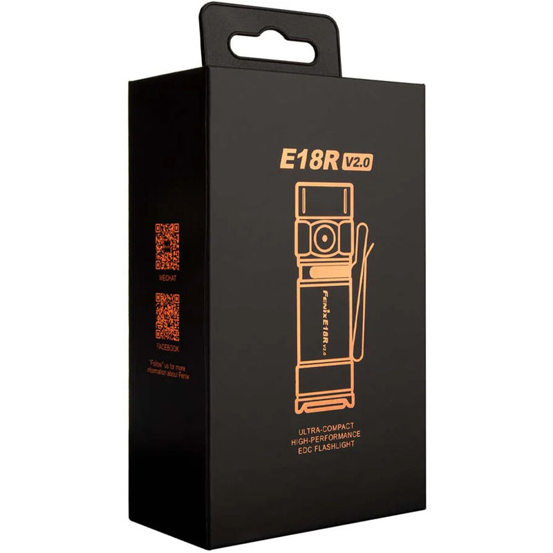 Fenix Flashlight E18R V2.0 EDC Rechargeable Flashlight (Nebula, Gift Box)