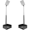 Prompter People ProLine StagePro 15" HighBright AutoStepper V2 Presidential Teleprompters (Pair)