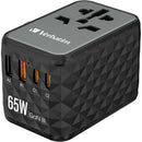 Verbatim UTA-05 65W 4-Port USB GaN III Universal Travel Adapter