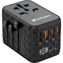 Verbatim UTA-05 65W 4-Port USB GaN III Universal Travel Adapter