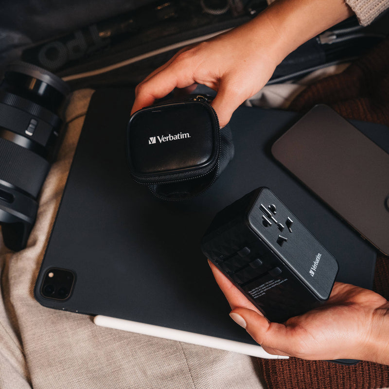 Verbatim UTA-05 65W 4-Port USB GaN III Universal Travel Adapter