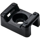 HellermannTyton Cable Tie Anchor Mount (Black, 100-Pack)