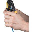 Klein Tools Pass-Thru Modular Crimper Tool (Yellow/Black)