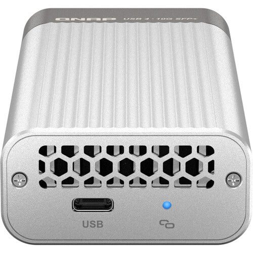 QNAP QNA-UC10G1SF 10 Gb/s USB4 to SFP+ Network Adapter