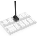 D'Addario XPND Pedalboard Mic Stand for Rail-Style Pedalboards