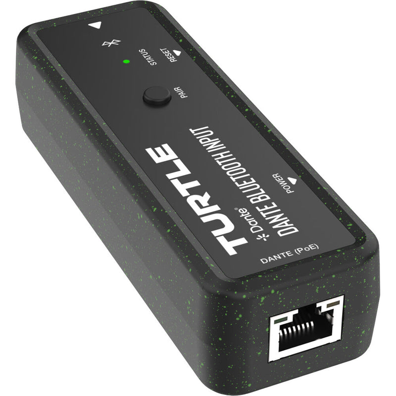 Turtle AV Dante Dual-Channel Bluetooth Input Adapter