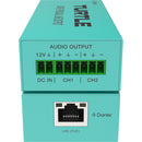 Turtle AV Pro Dual-Channel Dante to Analog Euroblock Line Output Adapter