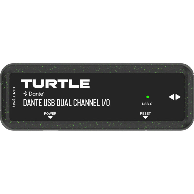 Turtle AV Dual-Channel USB-C to Dante I/O Adapter