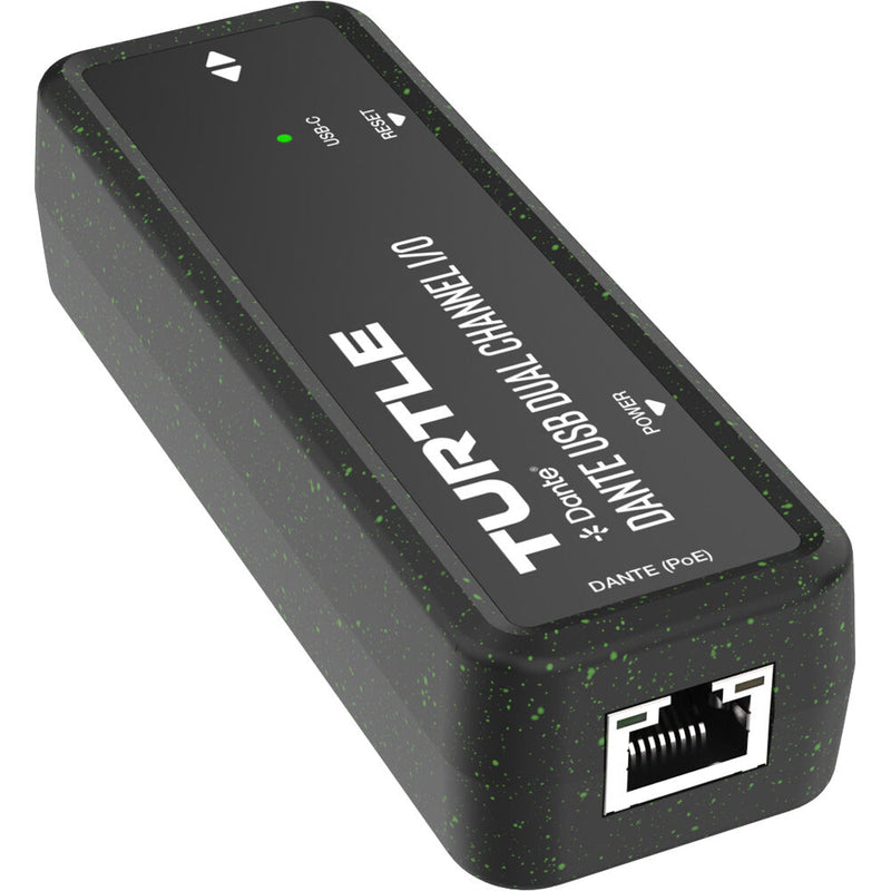 Turtle AV Dual-Channel USB-C to Dante I/O Adapter