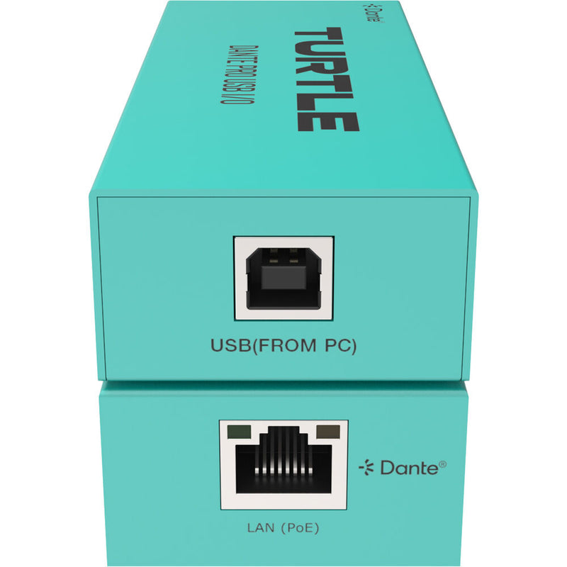 Turtle AV Pro Dual-Channel USB-B to Dante I/O Adapter