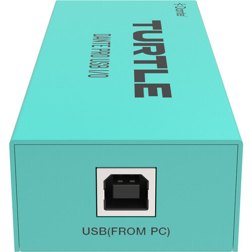 Turtle AV Pro Dual-Channel USB-B to Dante I/O Adapter