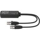 Turtle AV Dual-Channel Analog Female XLR Input to Dante Adapter