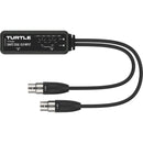 Turtle AV Dual-Channel Analog Female XLR Input to Dante Adapter