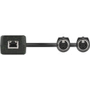 Turtle AV Dual-Channel Analog Female XLR Input to Dante Adapter