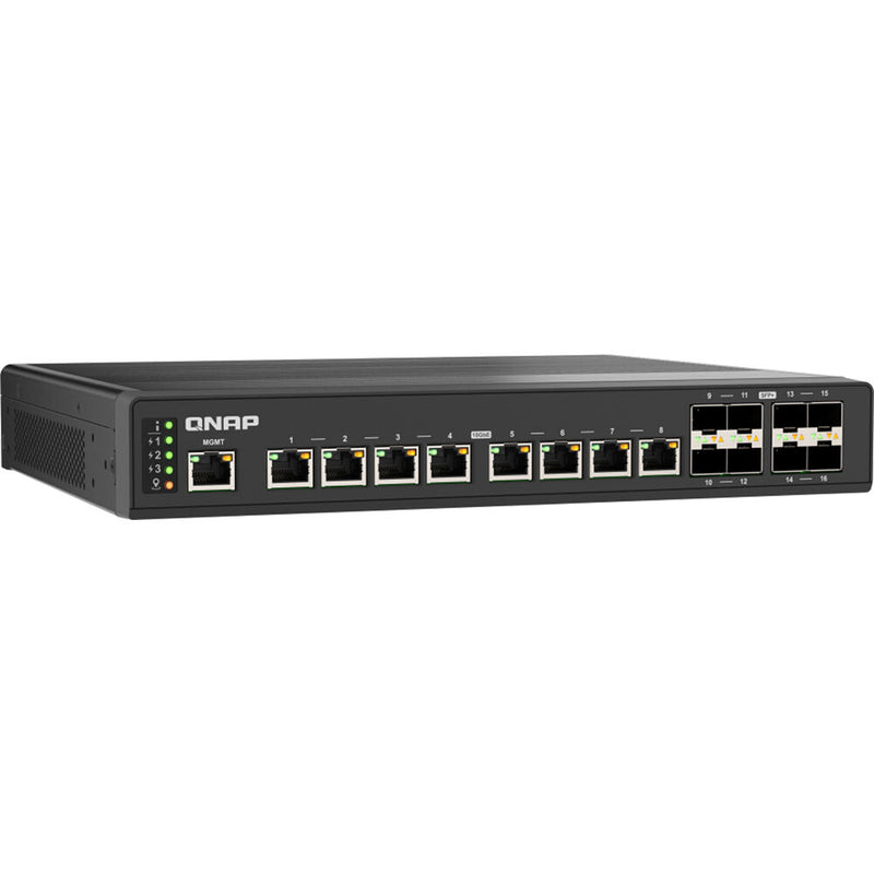 QNAP QSW-IM3216-8S8T 16-Port 10G Managed Industrial Network Switch