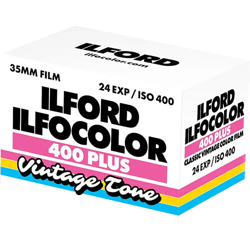 Ilford IlfoColor Vintage Tone 400 Plus Color Negative Film (35mm Roll Film, 24 Exposures)