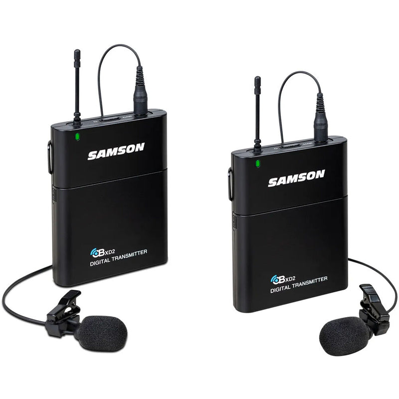 Samson Concert XD2 Presentation Two-Person Rackmount Digital Wireless Lavalier Microphone System (1.9 GHz)