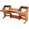 JamRacks Wing Desk with Audio Mixer Rack Bays