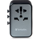 Verbatim UTA-08 45W 5-Port USB-C/USB-A Universal Travel Adapter