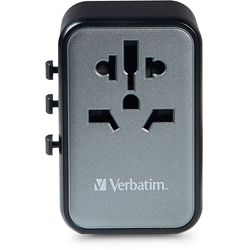 Verbatim UTA-08 45W 5-Port USB-C/USB-A Universal Travel Adapter