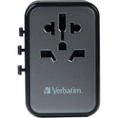 Verbatim UTA-09 70W 5-Port USB GaN III Universal Travel Adapter
