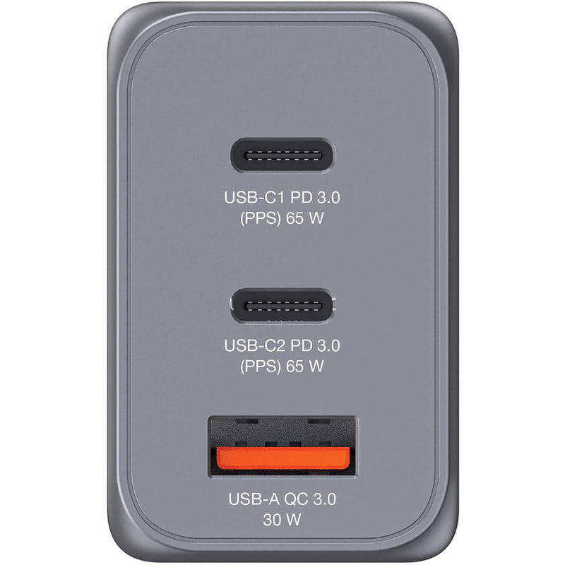 Verbatim 65W 3-Port USB GaN Wall Charger