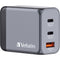 Verbatim 65W 3-Port USB GaN Wall Charger