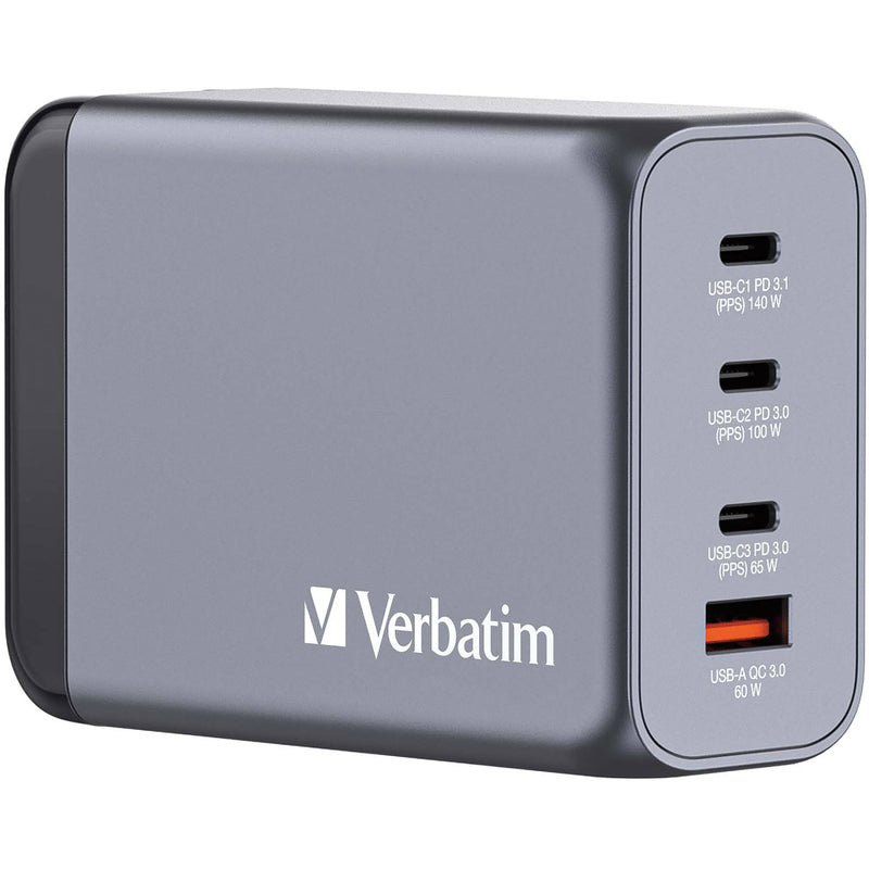 Verbatim 240W 4-Port USB GaN Wall Charger