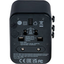Verbatim UTA-02 20W 2-Port USB-C/USB-A Universal Travel Adapter