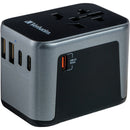 Verbatim UTA-03 30W 5-Port USB-C/USB-A Universal Travel Adapter