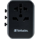 Verbatim UTA-03 30W 5-Port USB-C/USB-A Universal Travel Adapter